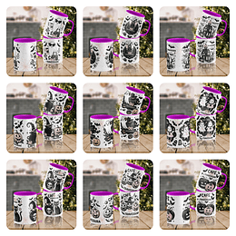 10 Artes para Caneca Halloween Cute Arquivo Editável