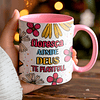 5 Artes para Caneca Floresça Frases Arquivo Editável