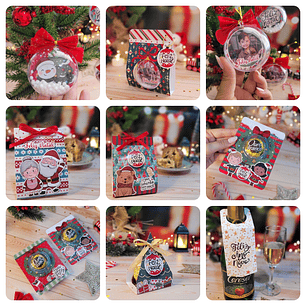 Arquivos de Corte Mimos Prontos Natal em Pdf 