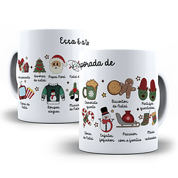 10 Artes para Caneca Natal Arquivo Editável 