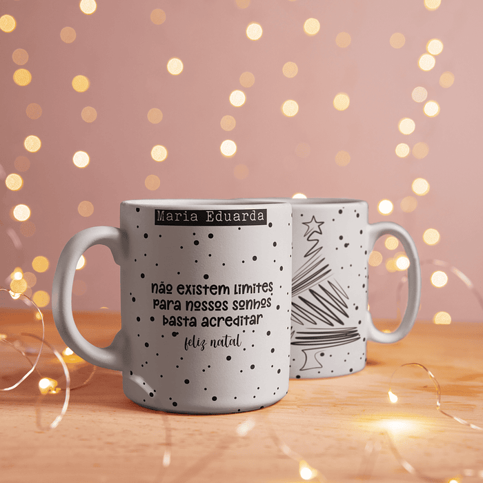 8 Artes para Caneca Natal Minimalista Arquivo Editável