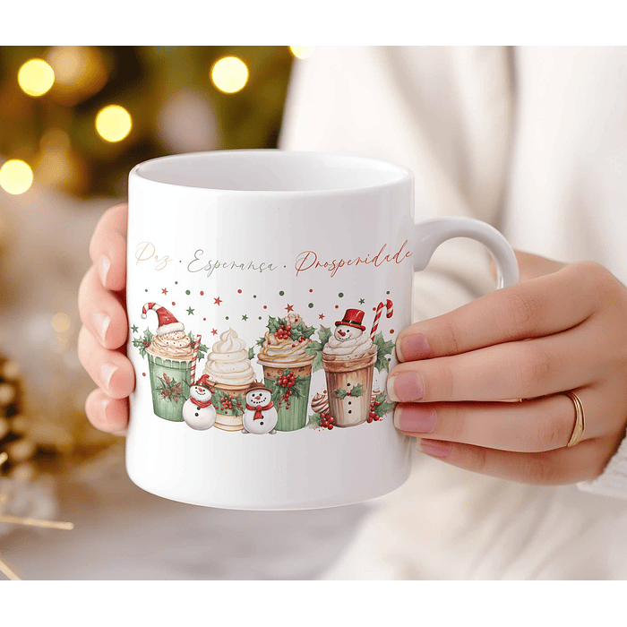 12 Artes para Caneca Natal Minimalista Arquivo Editável