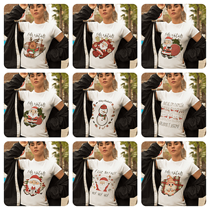 21 Artes para Camisa Natal Arquivo Editável 