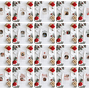 20 Artes para Camisa Natal Arquivo Editável 