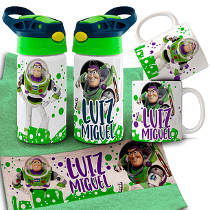 Arquivo para Personalização Volta as Aulas Garrafinha Toalhinha e Caneca Arquivo Editável