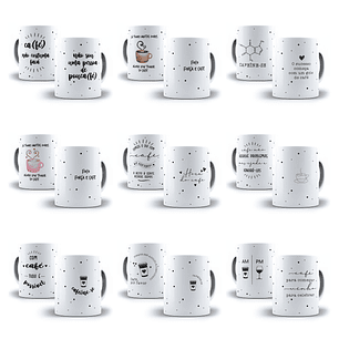 10 Artes para Caneca Café Frases Arquivo em Jpg
