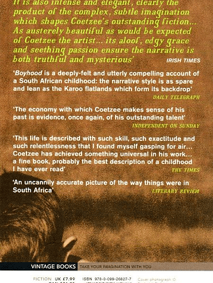 Livro - Boyhood - J. M. Coetzee