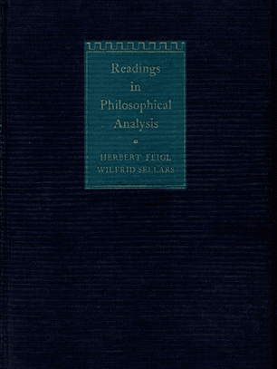 Livro - Readings in Philosophical Analysis