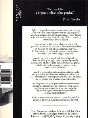 Livro - Saber Perder - David Trueba