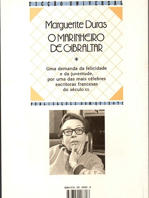 Livro - O Marinheiro de Gibraltar - Marguerite Duras