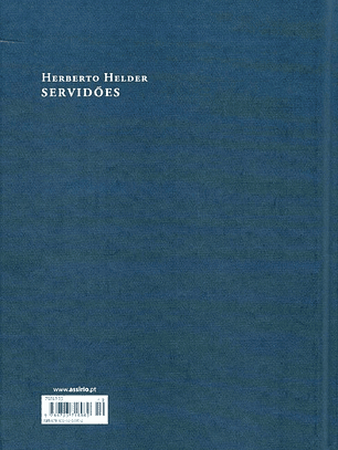 Livro - Servidões - Herberto Helder