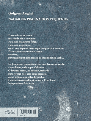 Livro - Nadar na Piscina dos Pequenos - Golgona Anghel