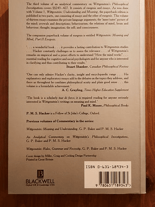 Wittgenstein: Meaning and Mind