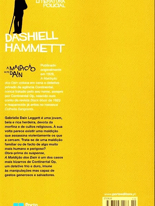 Livro - A Maldição dos Dain - Dashiell Hammett