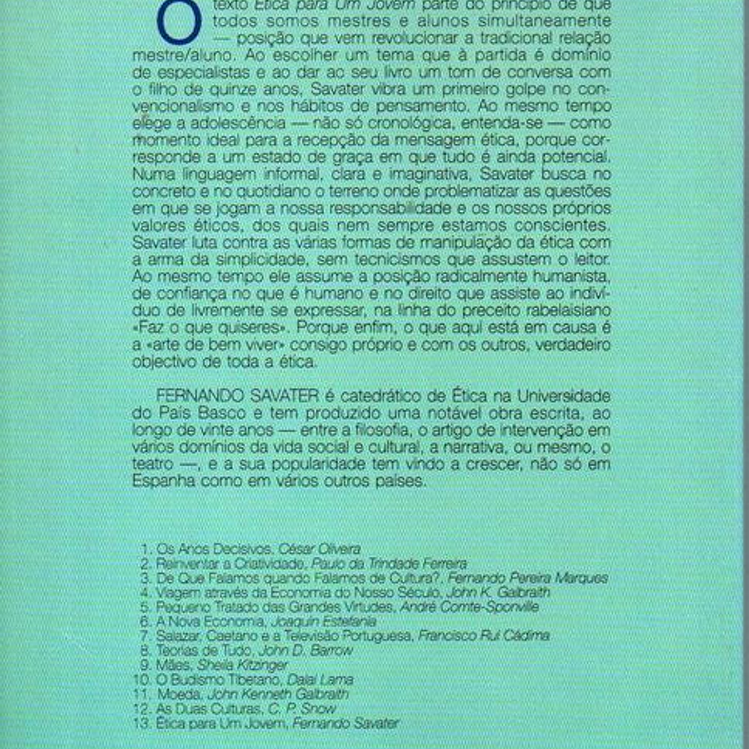 Ética Para um Jovem - Fernando Savater 2