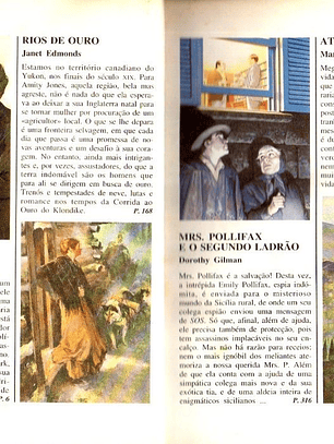 O Cliente/Rios de Ouro/Mrs. Pollifax e o Segundo Ladrão/Até à Vista