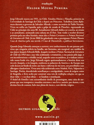 Livro - O Inútil da Família - Jorge Edwards