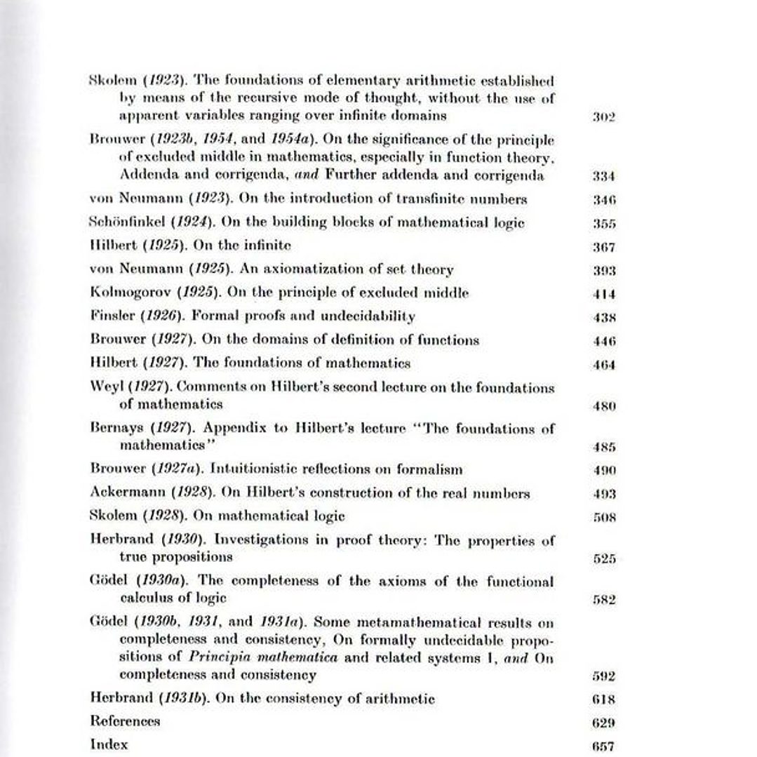 From Frege to Godel A Source Book in Mathematical Logic 1879-1931 4