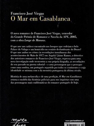 Livro - O Mar em Casablanca - Francisco José Viegas