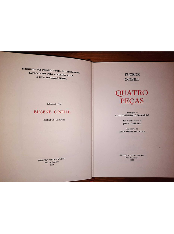 Livro - Quatro Peças - Eugene O'Neill