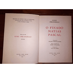 Livro - O Finado Matias Pascal - Luigi Pirandello