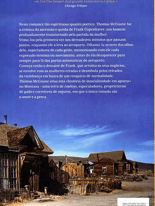 Livro - Um Céu Sempre Azul - Thomas McGuane