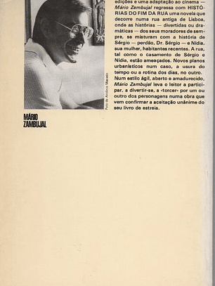 Livro - Histórias do Fim da Rua - Mário Zambujal