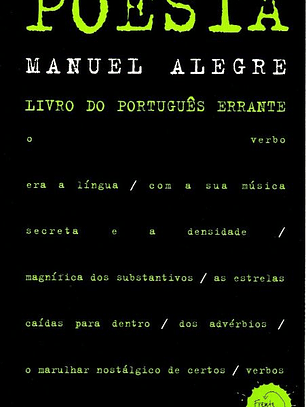 Livro do Português Errante / A Terceira Rosa - Manuel Alegre