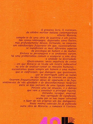 O Autómato - Alberto Moravia