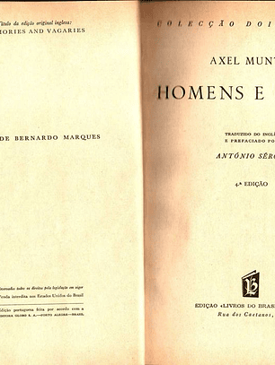 Homens e Bichos - Axel Munthe