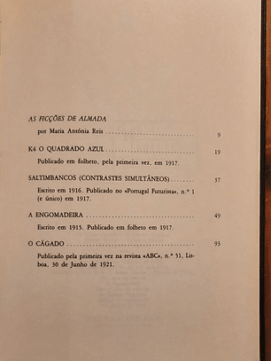 Obras Completas Vol. IV - Contos e Novelas - Almada Negreiros