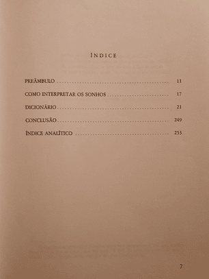 Dicionário de Sonhos