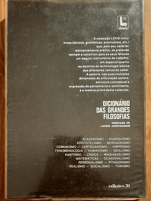 Dicionário das Grandes Filosofias