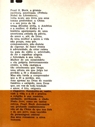O Exílio - Pearl S. Buck