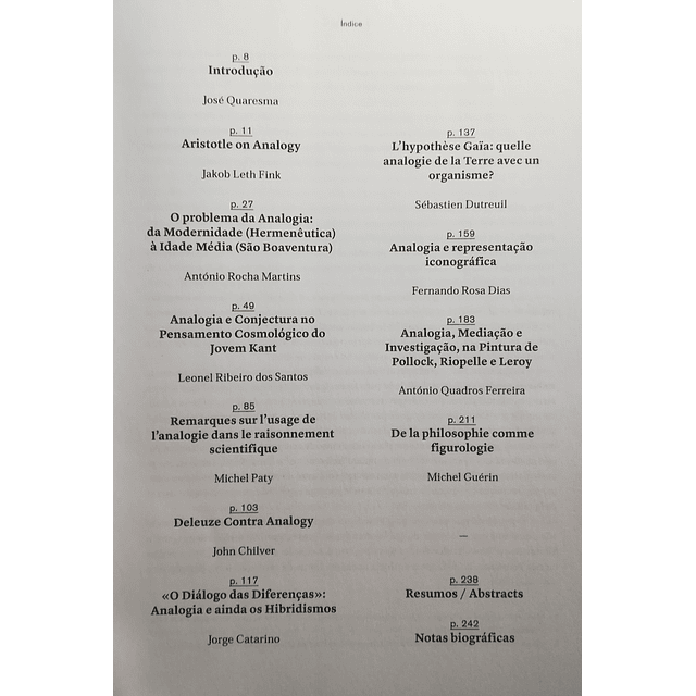 Analogia e Mediação. Transversalidade na Investigação em Arte, Filosofia e Ciência