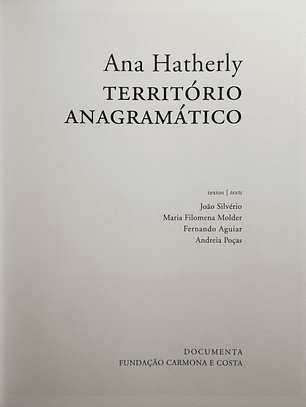 Ana Hatherly: Território Anagramático
