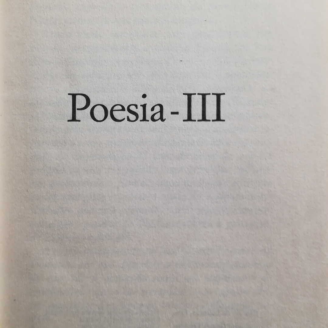Poesia III 2