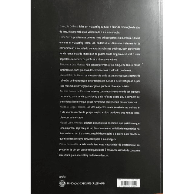 Marketing das Artes em Directo