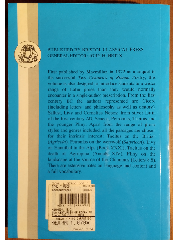 Two Centuries of Roman Prose