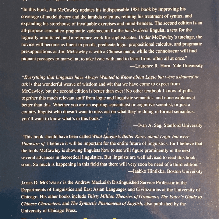 Everything That Linguists Have Always Wanted to Know About Logic, but were ashamed to ask 2