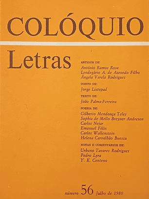 Colóquio Letras Nº 56