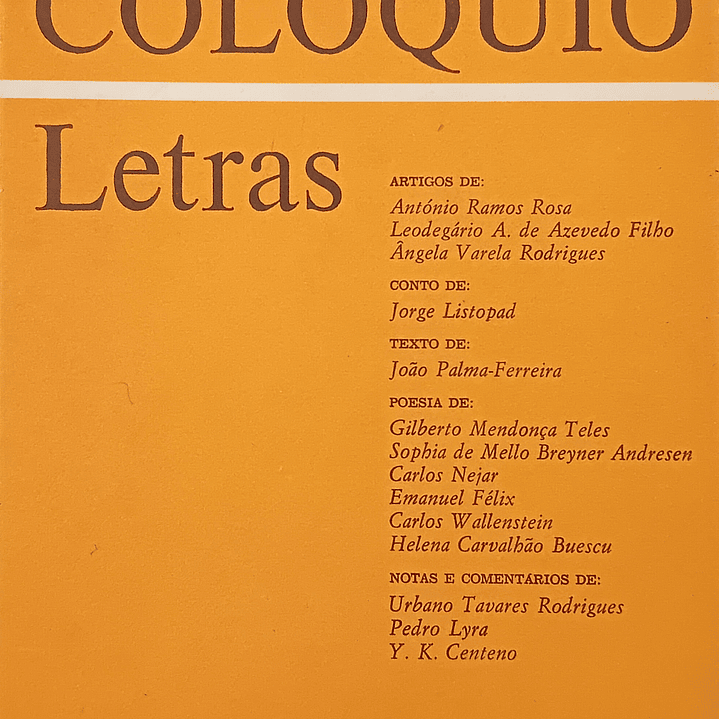 Colóquio Letras Nº 56 1