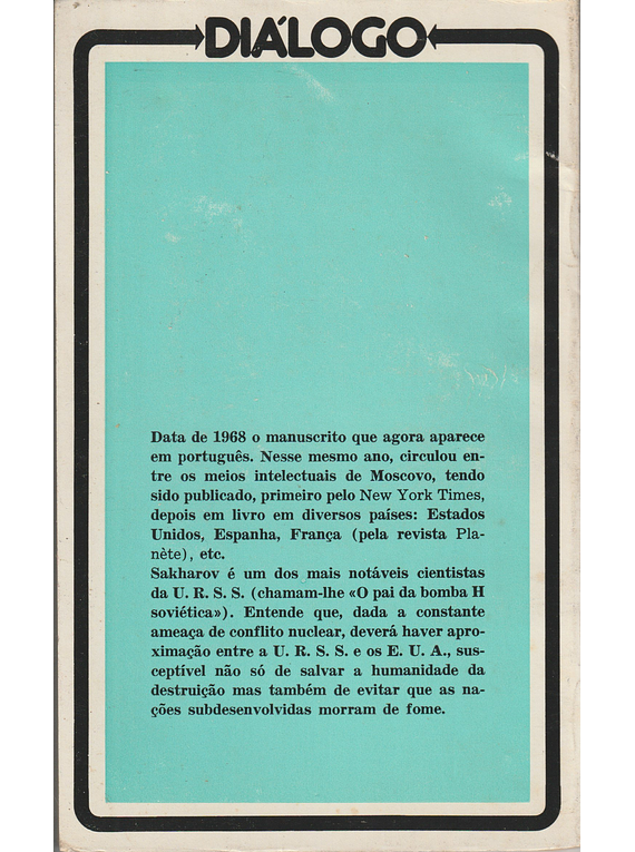 Progresso, Coexistência e Liberdade Intelectual