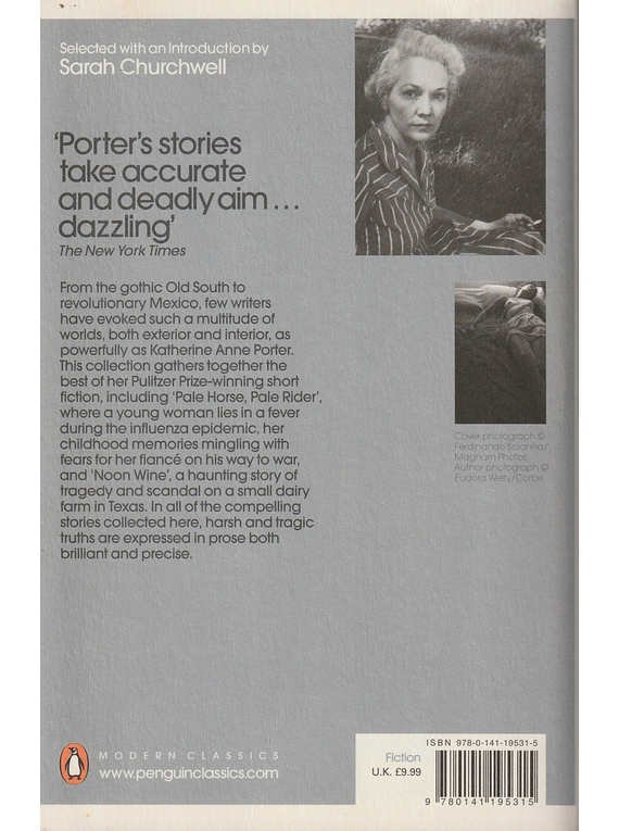 Pale Horse, Pale Rider: The Selected Stories of Katherine Anne Porter