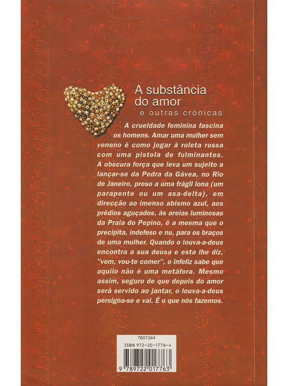 A Substância do Amor e Outras Crónicas
