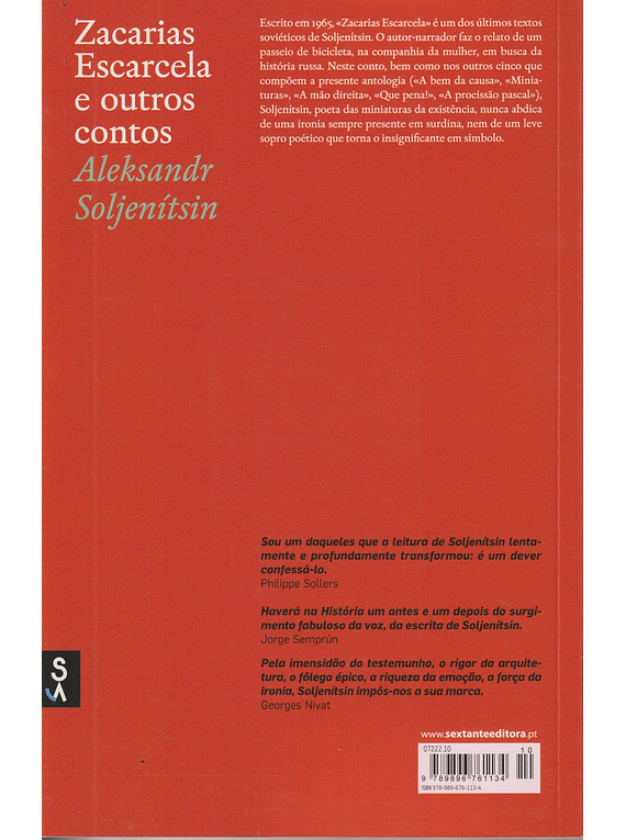 Zacarias Escarcela e Outros Contos