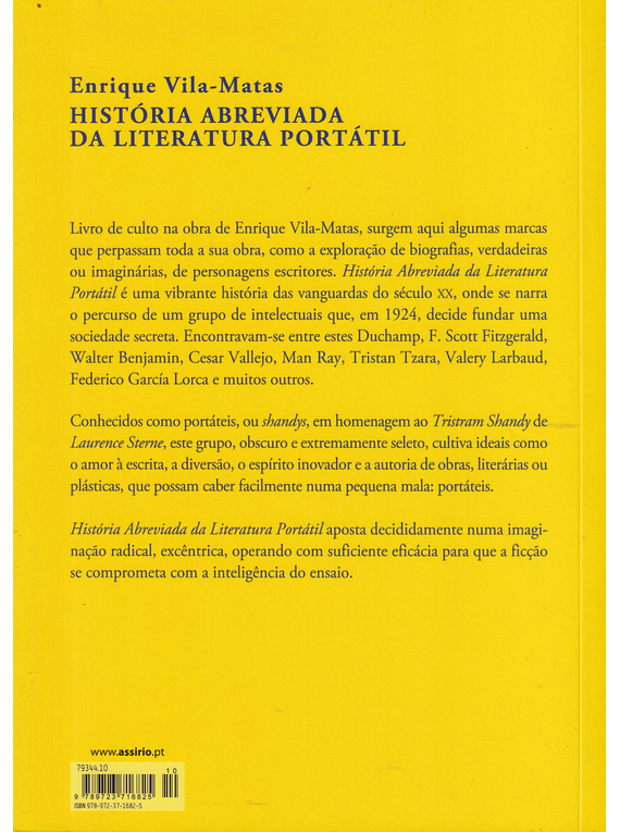 História Abreviada da Literatura Portátil