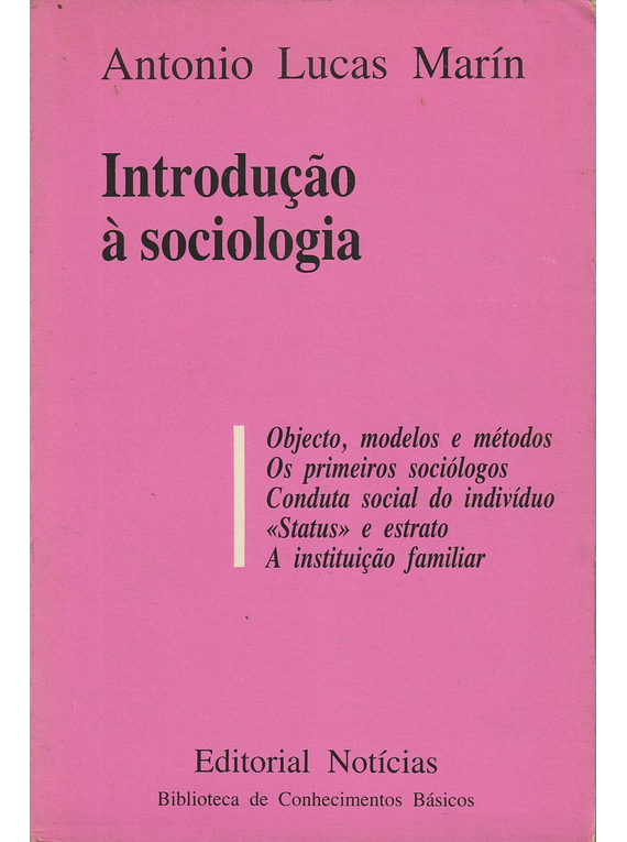 Introdução à Sociologia