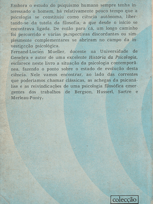 A Psicologia contemporânea