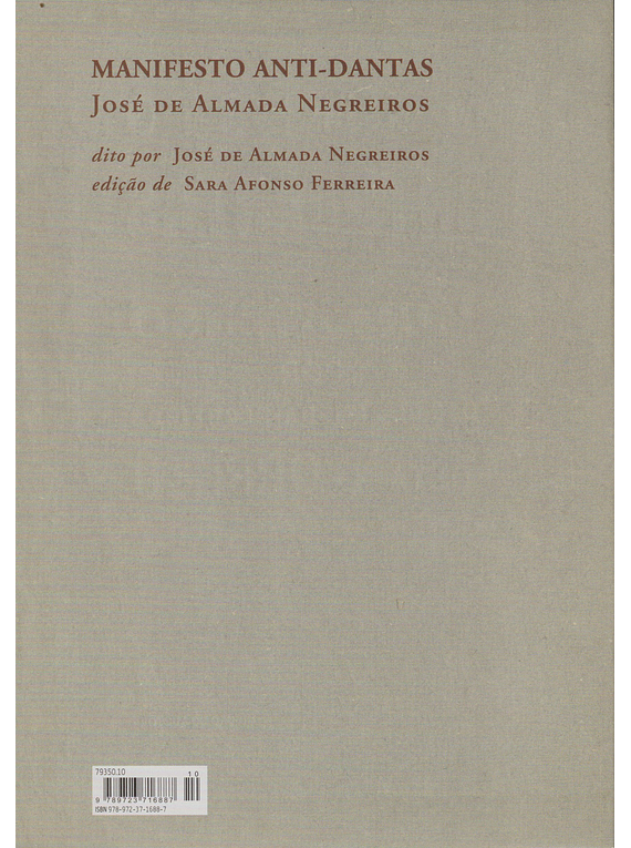 Manifesto Anti-Dantas e Por Extenso